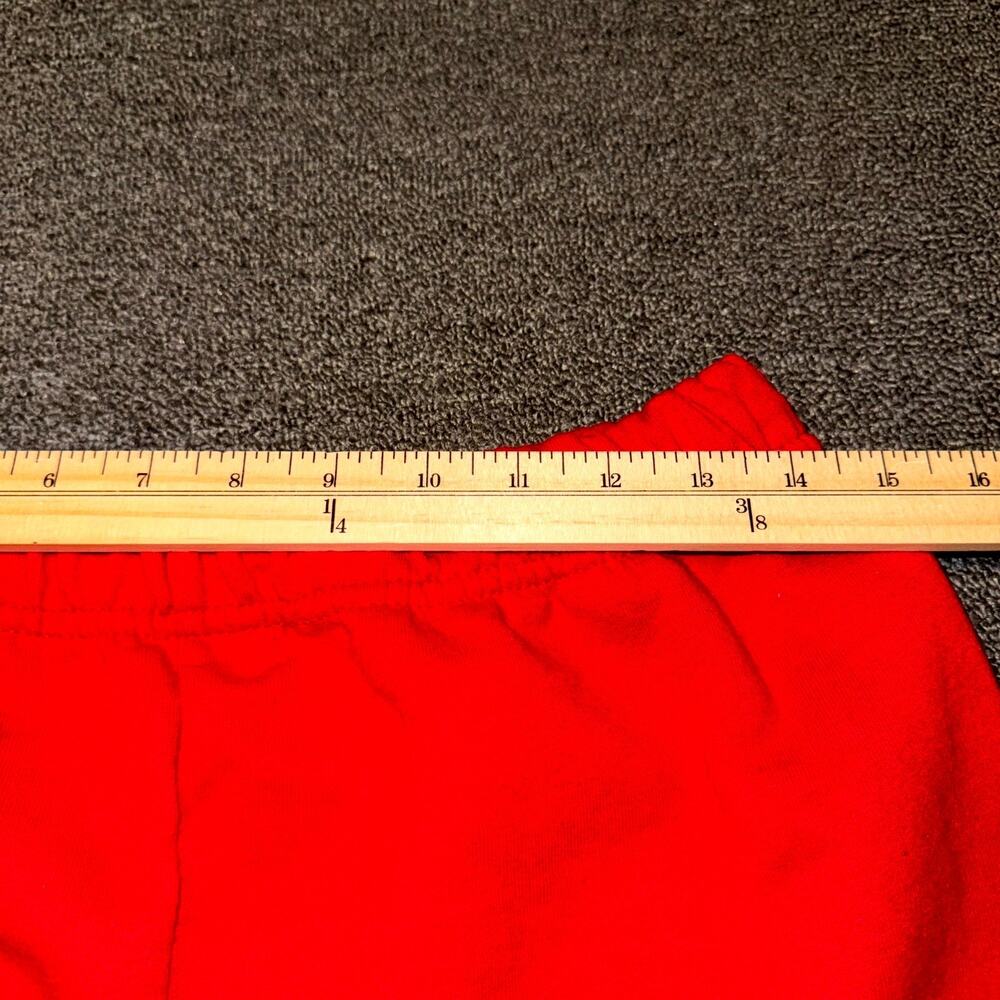 Jerzees Nublend Jogger Sweatpants Adult XL Red Fleece Cotton Thick-fil-A Logo - Picture 6 of 7